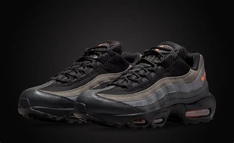 The Nike Air Max 95 Reflective Swooshes Black Picante Red Goes Loco With Logos Sneaker News