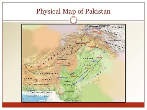 Physical Features Of Pakistan