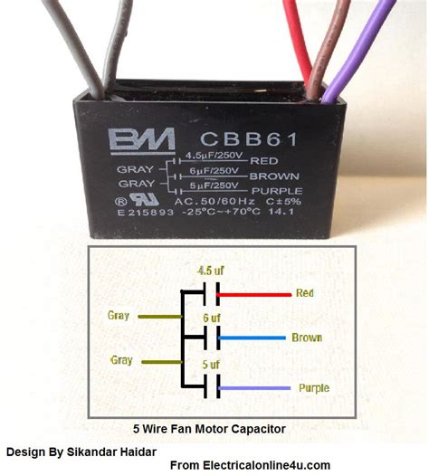 cbb  wire capacitor diagram