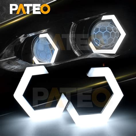 Angel Eyes Hex Halo Rings Retrofit Hexagonal Running Lights Led For
