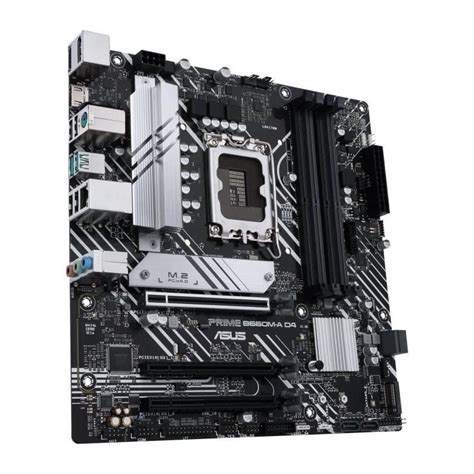 Asus Prime B M A D Carte M Re Micro Atx Socket Lga Ddr Mb K M Eay Avec Quadrimedia