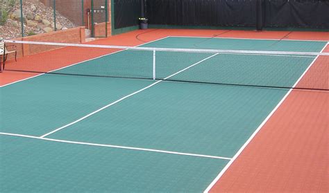 Backyard Basketball Court Home Tennis Court Home Putting Green