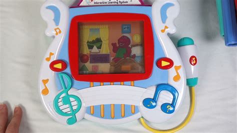 Mattel Learn Through Music Console With Cartridges Barney Youtube
