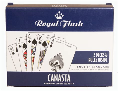 Royal Flush Canasta Playing Cards 2 Pack Board Game At Mighty