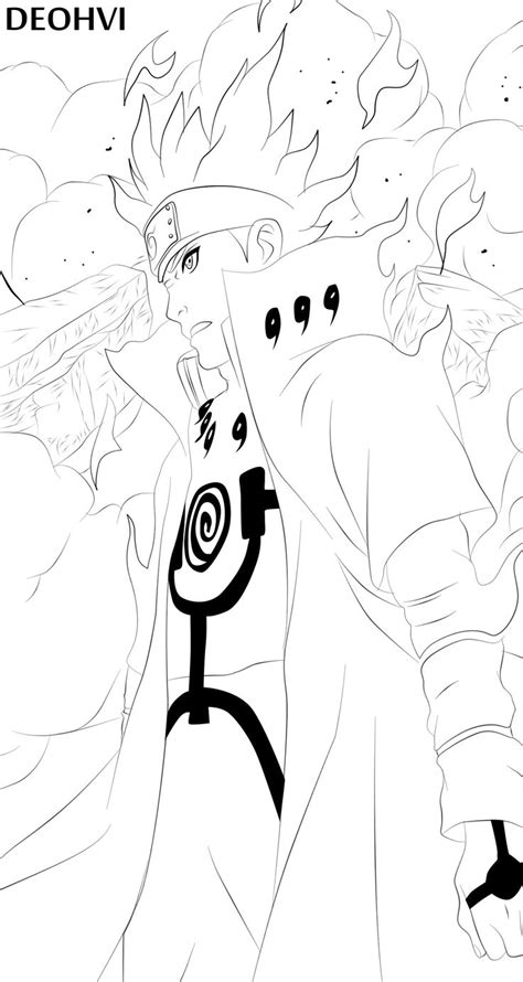 Pin on LineArt: Naruto
