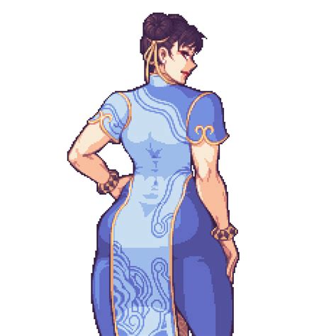 Pixel Art Of Chun Lis New Design By Me Streetfighter