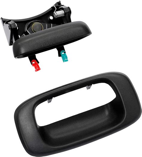 Tailgate Handle Latch And Bezel Trim With Rod Clips For 1999 2007