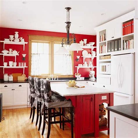 Most property owners perhaps tend to select the minimalist theme to these red cabinets in the kitchen are just gorgeous! Red Kitchen Design Ideas | Kitchen In Red, Country ...