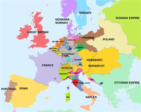 Europe 1789 Before French Revolution Maps Interestingmaps