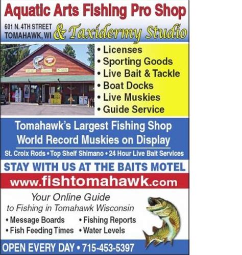 Aquatic Arts Tomahawk Wi 54487