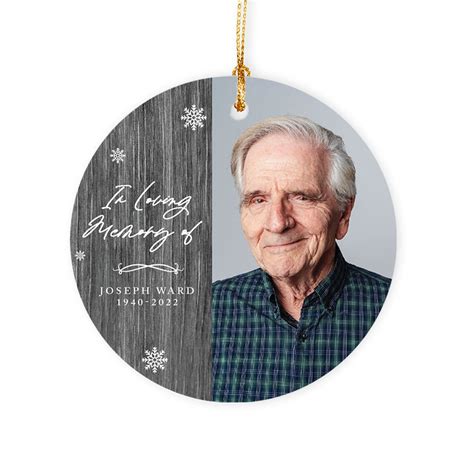 Personalized Memorial Christmas Ornament In Loving Memory Etsy