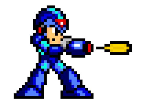Mega Man Pixel Art Pixel Art Retro Gaming Art Mega Ma