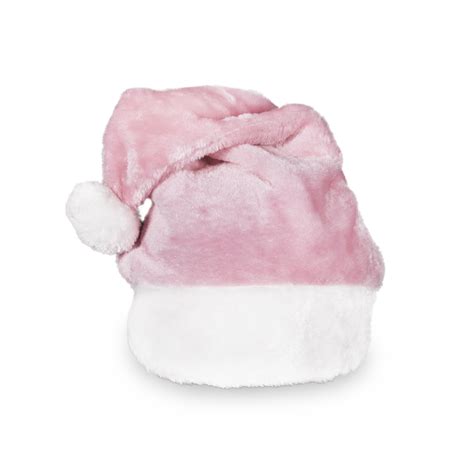 Plush Pink Santa Hat Pink Christmas Hat Windy City Novelties