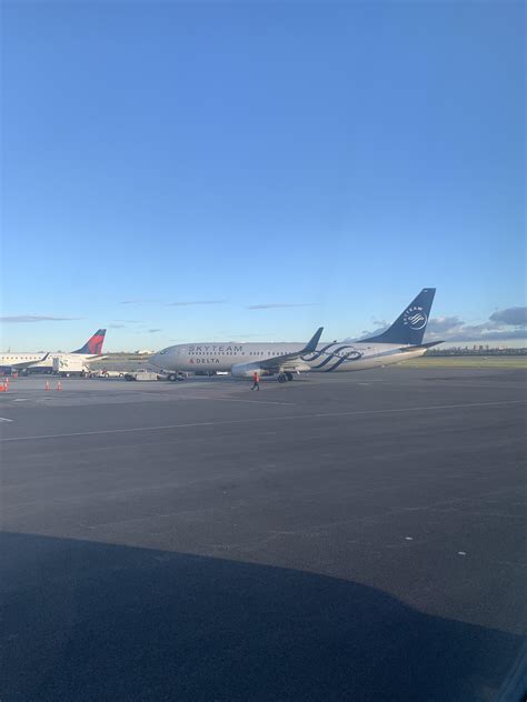 Spotted Deltas Skyteam Alliance On Plane While Departing From Lga This