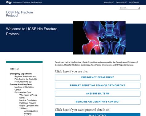 Hip Fracture Management Ucsf Websites