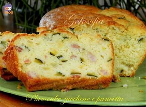 Plum Cake Zucchine E Pancetta Ricetta Saporita