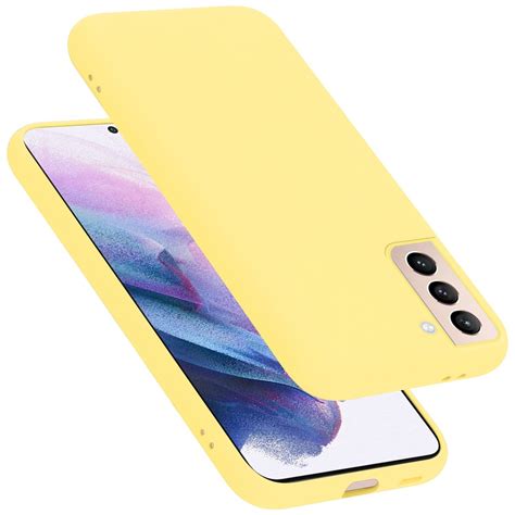 Samsung Galaxy S22 silikondeksel case gul Elkjøp