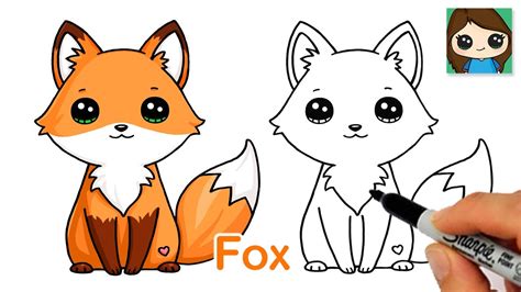 How To Draw A Cute Fox Easy New