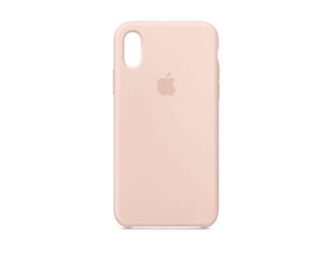 Coque En Silicone Pour Iphone Xs Rose Des Sables Apple