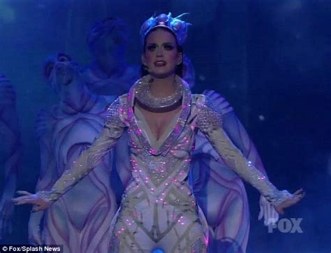 American Idol 2011 Katy Perry Dons Figure Hugging Led Bodysuit Daily