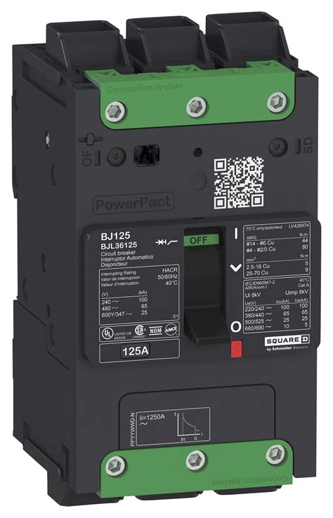 Bdl36030 Square D By Schneider Electric Circuit Breaker 3 Pole 30a