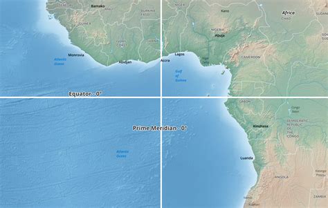 Map Of Atlantic Ocean With Latitude And Longitude