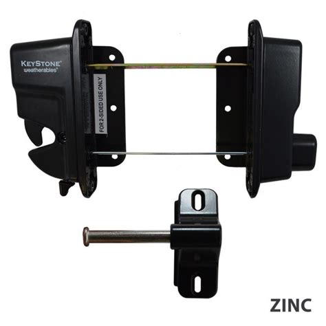 Latch sided double bronze gate gates hardware dark package thick fence coastal build own single solid 360yardware yardware hinge. Keystone Advantage Two Sided Lockable Latch | Accessories ...