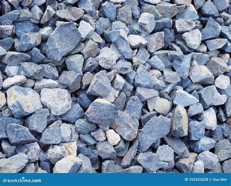 Blue Rock Stone Texture In The Railway Stock Photo Image Of Stone