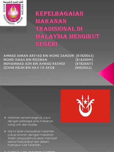 We did not find results for: Kepelbagaian Makanan Tradisional Di Malaysia Mengikut Negeri