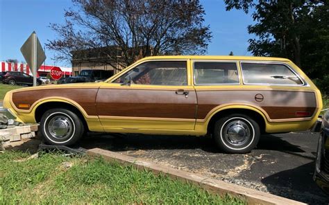 One Owner 1977 Ford Pinto Squire Station Wagon Barn Finds