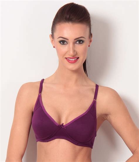 Buy Macrowoman Purple Non Padded Bra Online At Best Prices In India
