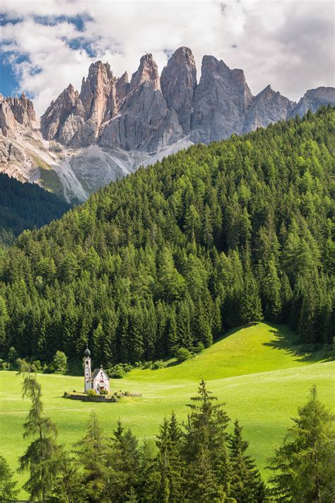 Itap Of A Church In The Val Di Funes South Tyrol Region Italy Adrian