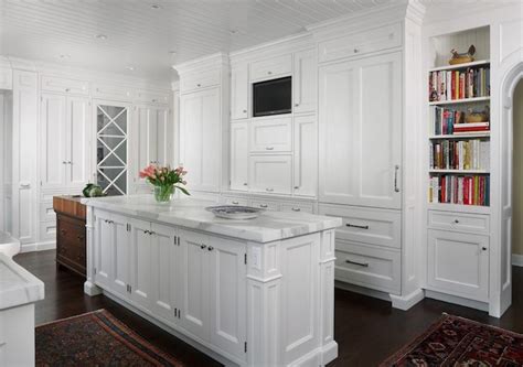 Shop wayfair for the best floor to ceiling cabinet. TV Niche - Transitional - kitchen - Exquisite Kitchen Design
