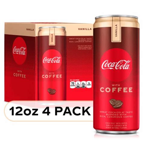 Coca Cola® With Coffee Vanilla Soda Cans 4 Pk 12 Fl Oz Kroger