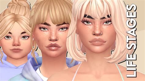 The Sims 4 Life Stages Cas 🌱 Cc Links Youtube