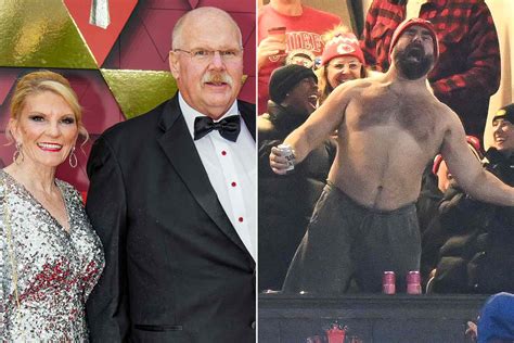Chiefs Coach Andy Reid Says His Wife Took Pictures With Shirtless Jason