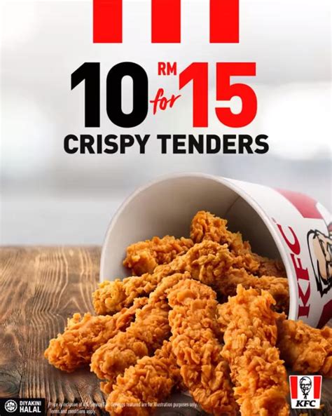 Kfc 10 Pcs Crispy Tenders For Rm15 At Selected Outlets