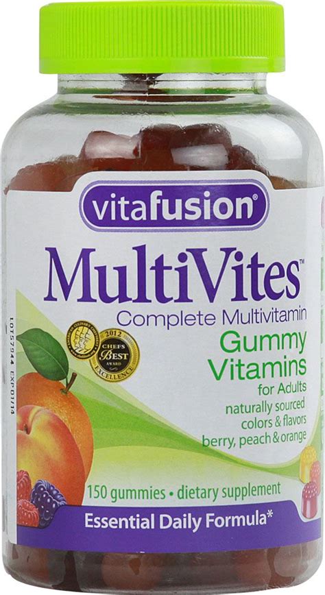 Vitafusion Multivites Complete Multivitamin Berry Peach And Orange