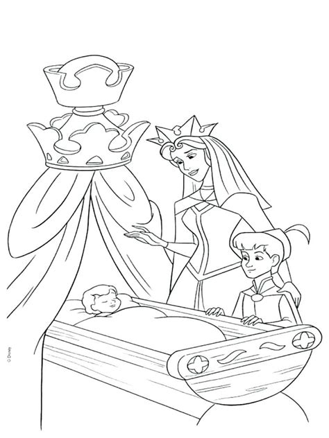 Sleeping Beauty Fairies Coloring Pages At GetColorings Com Free