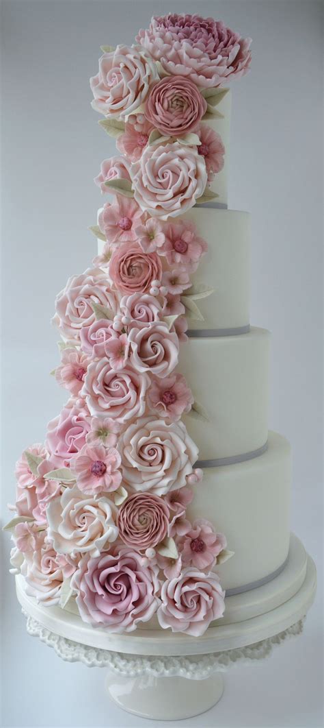 flower cascade wedding cake x flickr photo sharing wedding cake fresh flowers round