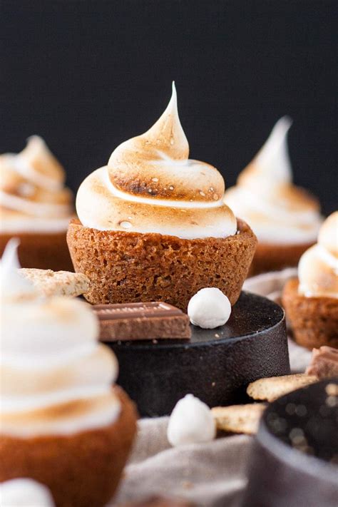 No Campfire Needed For These Smores Cookie Cups Graham Cracker Cookie