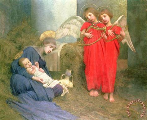 Marianne Stokes Angels Entertaining The Holy Child Painting Angels