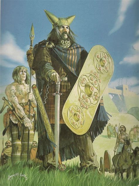 A British Or Gallic Chieftain Bc Dressed In The Celtic La T Ne