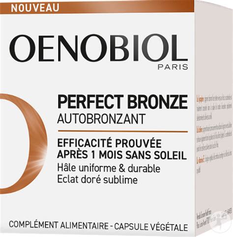 Oenobiol Solaire Perfect Bronze Autobronzant Complément Alimentaire 30