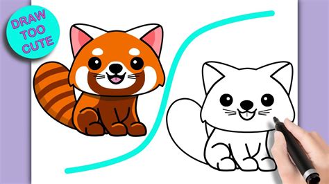 How To Draw A Red Panda Really Easy Drawing Tutorial Red Panda The