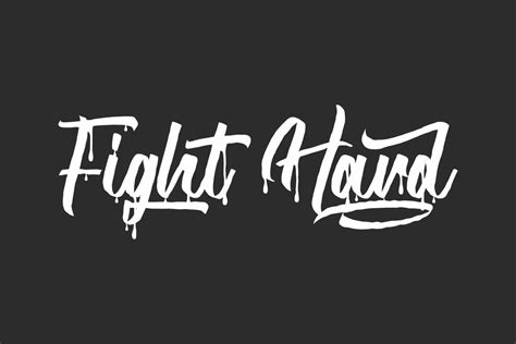 Fight Hard Font By Vintype · Creative Fabrica