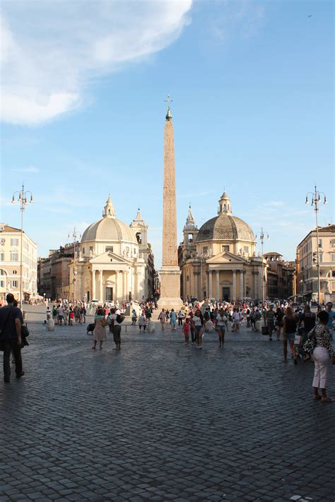 Piazza Del Popolo Exploring Architecture And Landscape Architecture