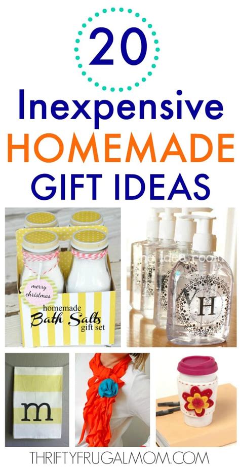 20 Inexpensive Homemade T Ideas Thrifty Frugal Mom