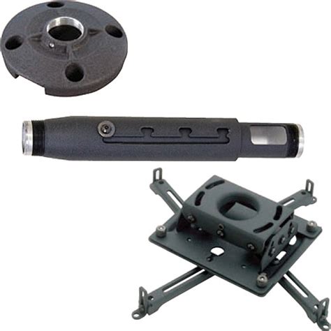 This projector mount kit includes four adjustable and removable arms to fit practically any projector, as well as an optional extension pole, all of which suit a wide range of styles and equipment. Chief Projector Ceiling Mount Kit KITPD012018 B&H Photo Video