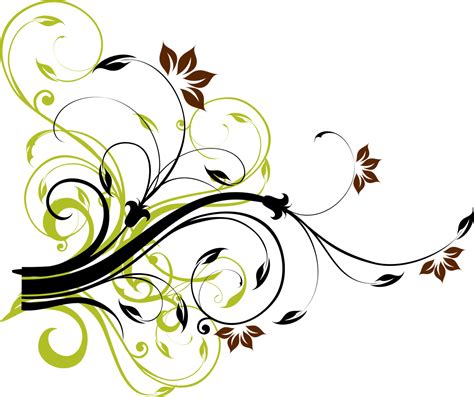 Flourishes Clipart Artistic Vector Swirl Floral Png Transparent Png